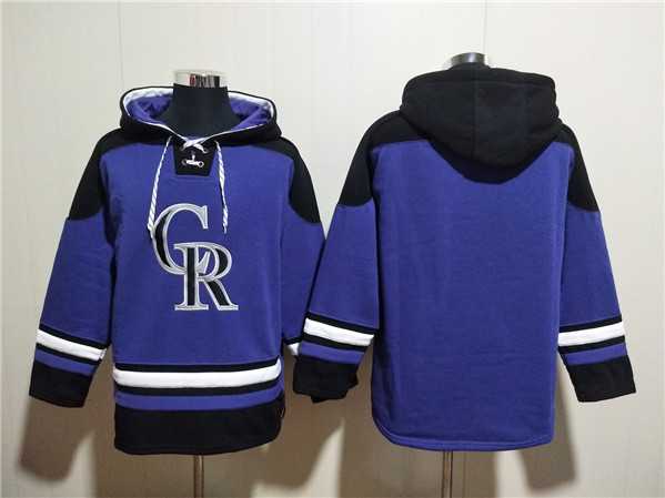 Men's Colorado Rockies Blank Purple Ageless Must-Have Lace-Up Pullover Hoodie,We sell and wholesale Men's Colorado Rockies Blank Purple Ageless Must-Have Lace-Up Pullover Hoodie on line form chian!
